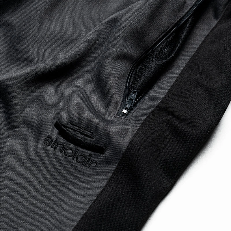 Sinclair 3D Logo Track Pant - Black/Grey Bonded Seam Durability