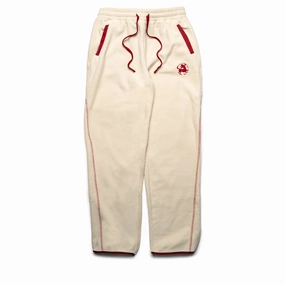 Tension Control Waist Sinclair Presidential Polar Fleece Sweatpants - Cream