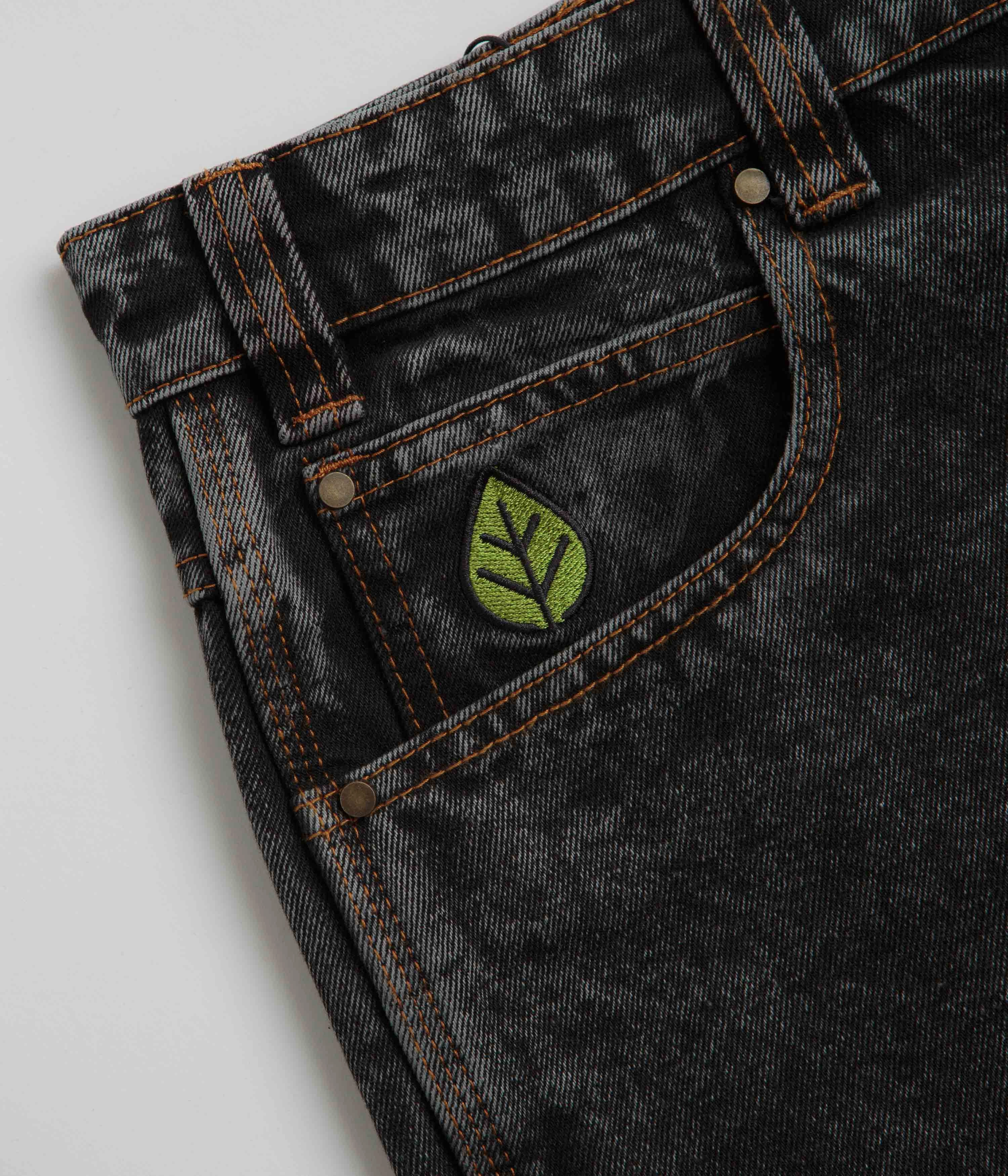Butter Goods Weathergear Denim Shorts - Gunmetal Abrasion Resistant Surface garden party wear
