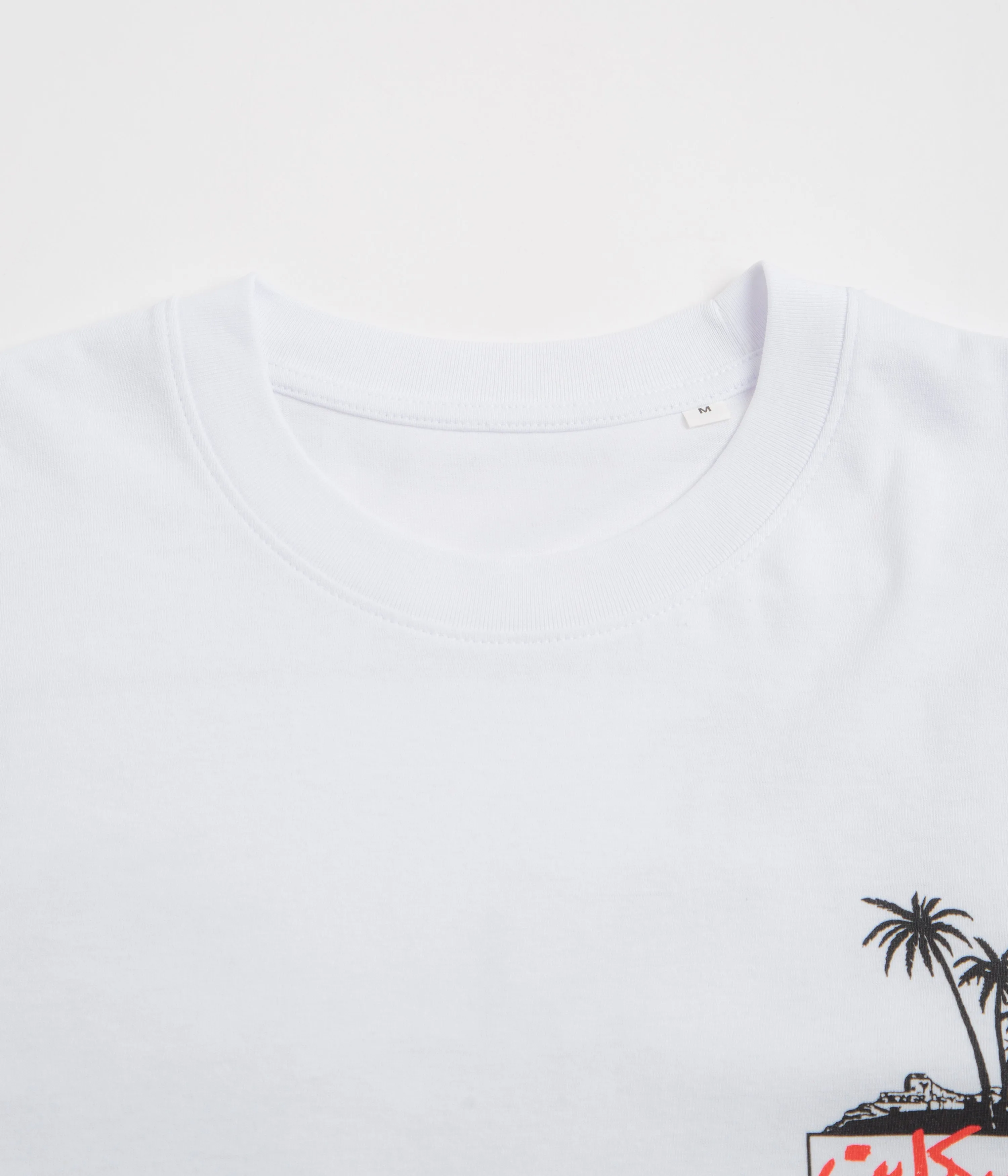 Elderly Comfort SkatePal Palms T-Shirt - White