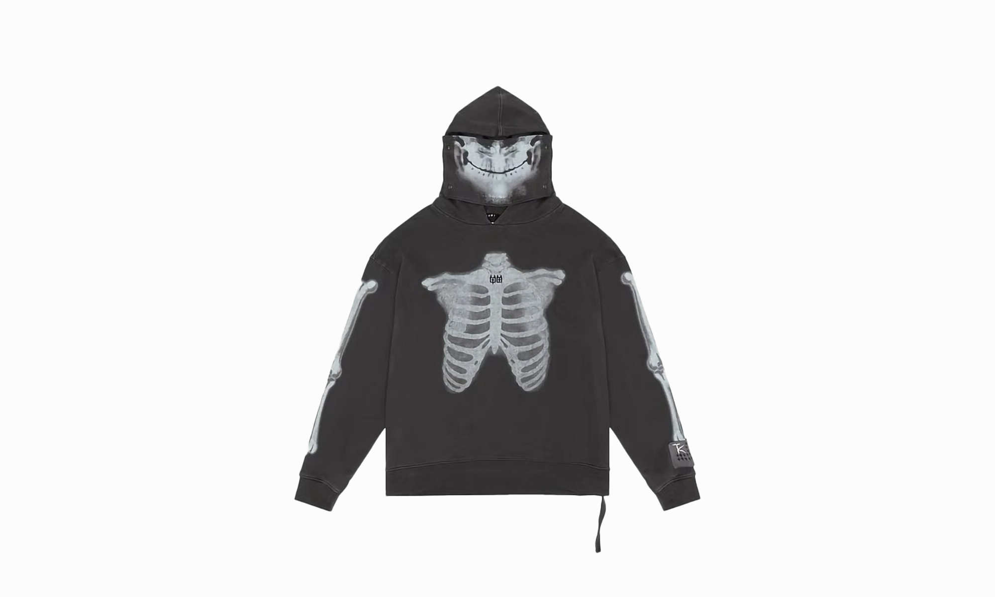 Skeleton Biggie Hoodie "Black"