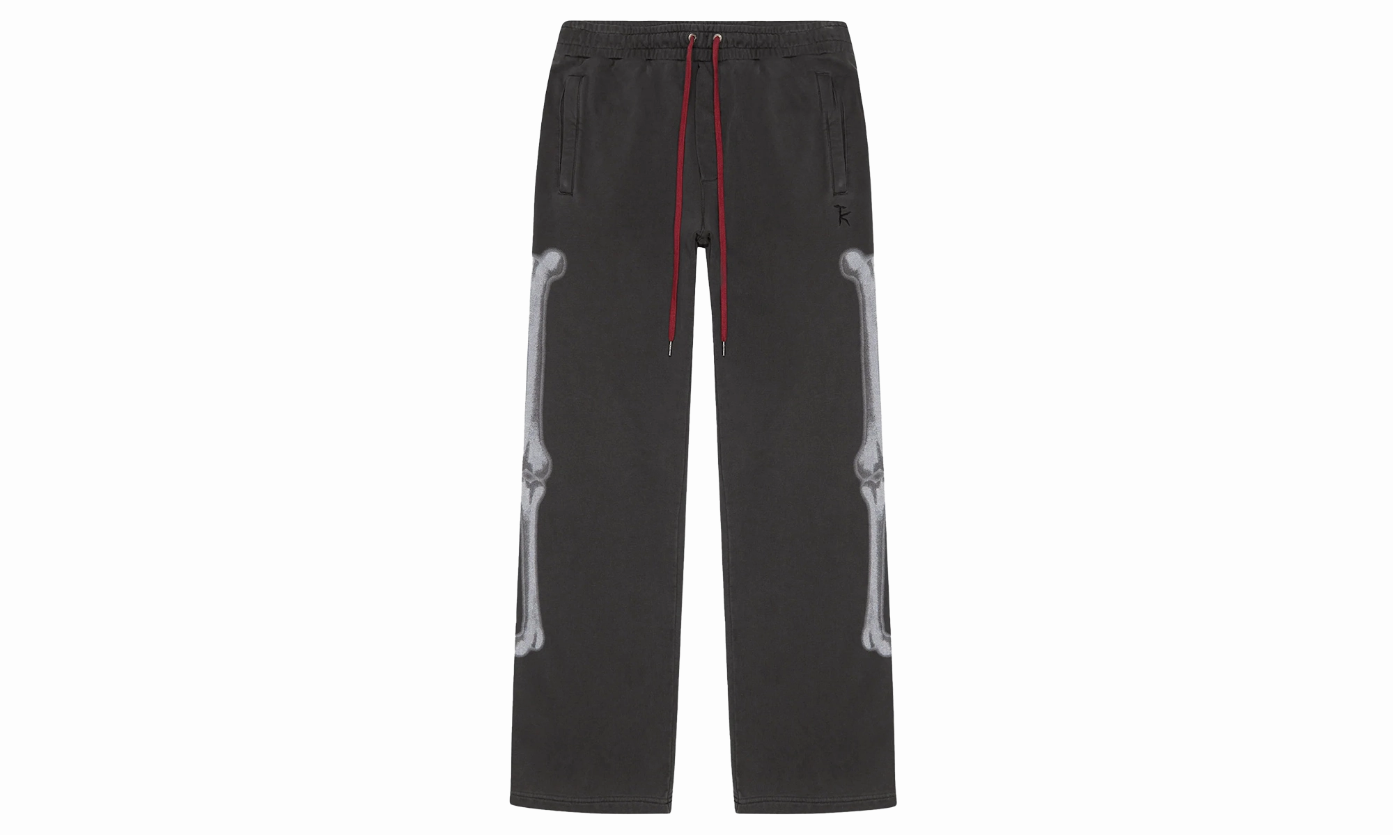Skeleton Trak Faded Sweatpants "Black"