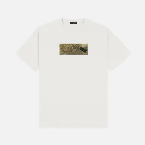 Sheer Glow Lake Mood SKID TEE - LIGHT GREY