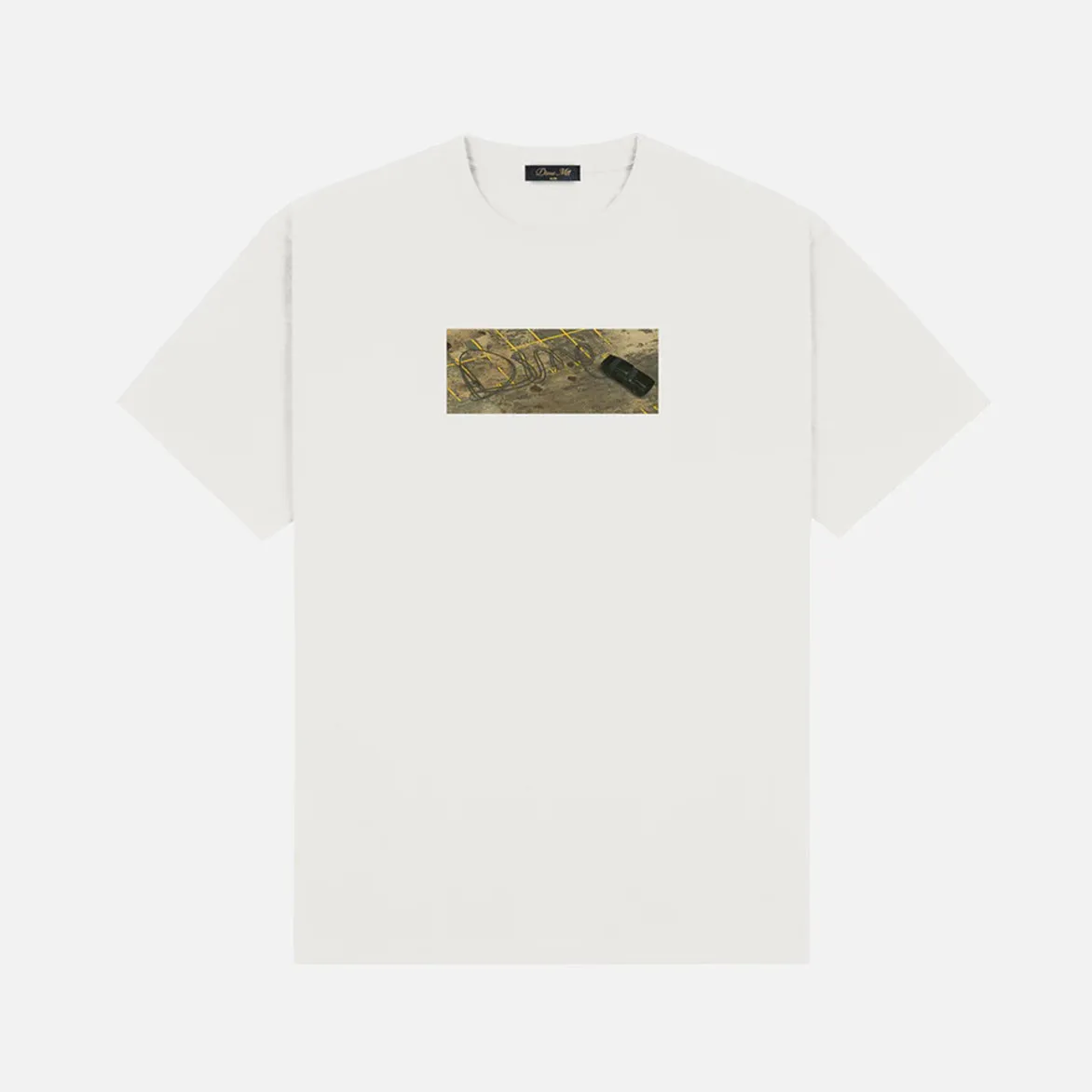 SKID TEE - LIGHT GREY Gloss Fit Joyful Mood