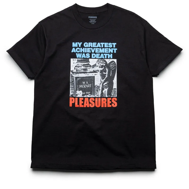 Pleasures Wolfie Tee - Black blended fabric Retro Style