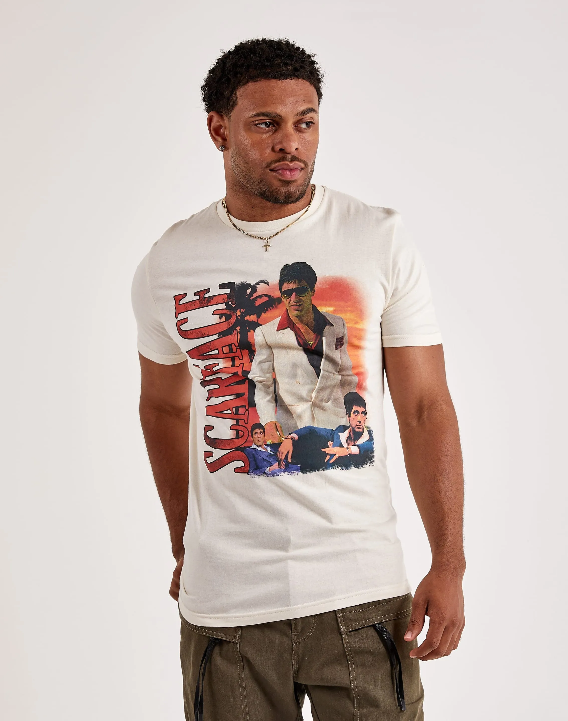 CompressionEnhanced Fit American Classics Scarface Miami Palm Tree Tee