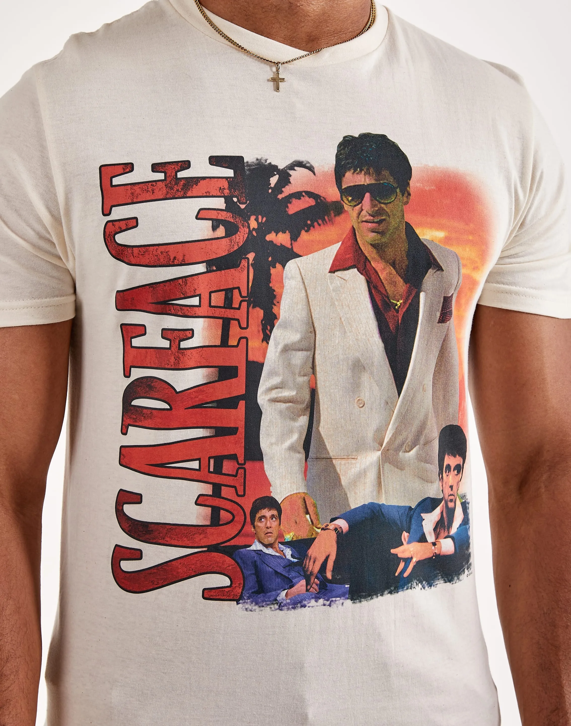 American Classics Scarface Miami Palm Tree Tee Active Ease
