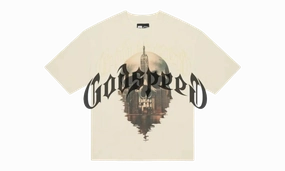 Breathable Stretch Fabric Skyline T-Shirt "White"