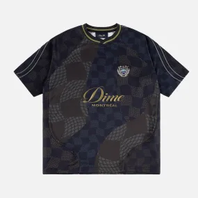 CHECKERED HOME JERSEY - BLACK TaglessLabel OdorResistantFabric