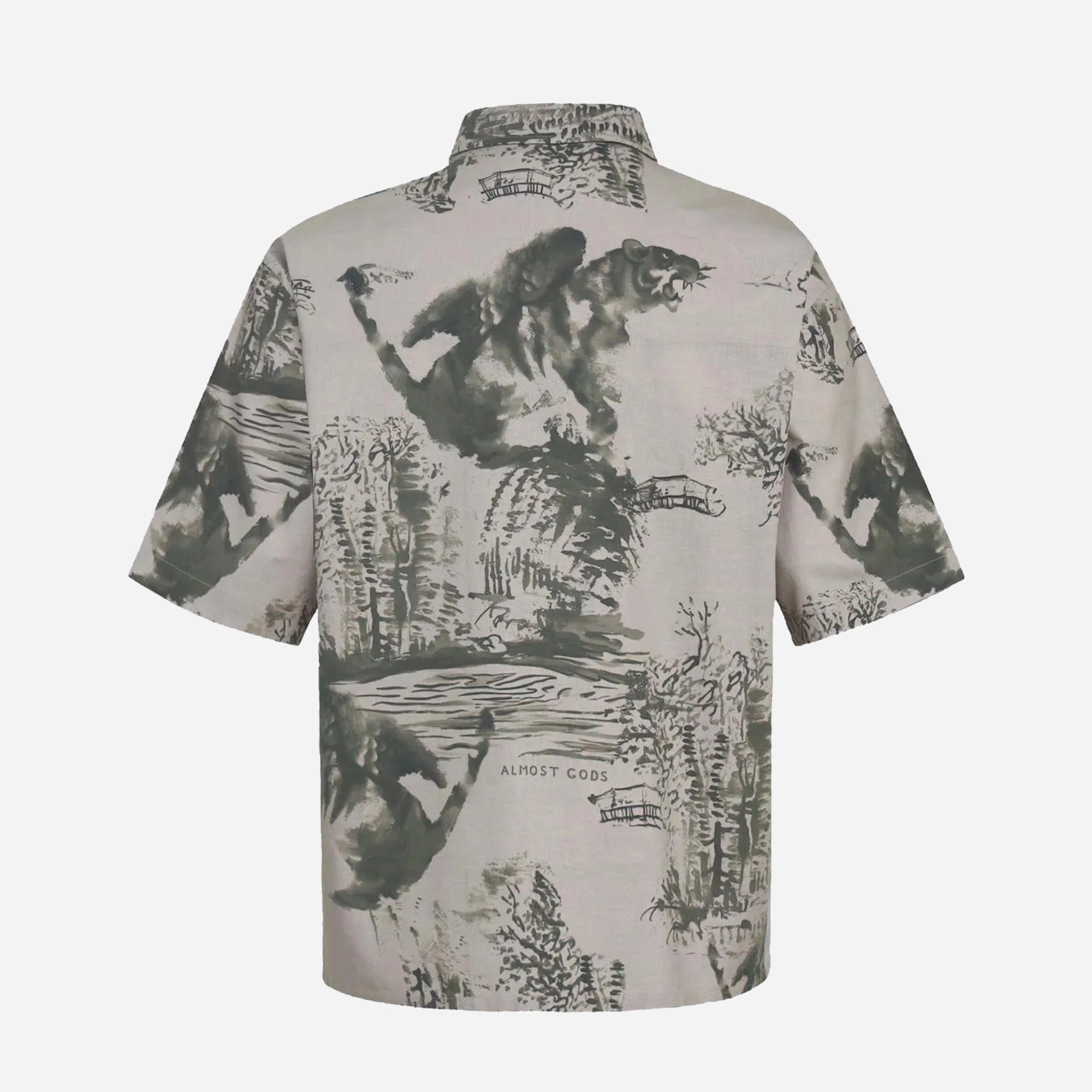 Winter Fit ALMOST GODS | THE TERRAIN SHIRT  { GREEN