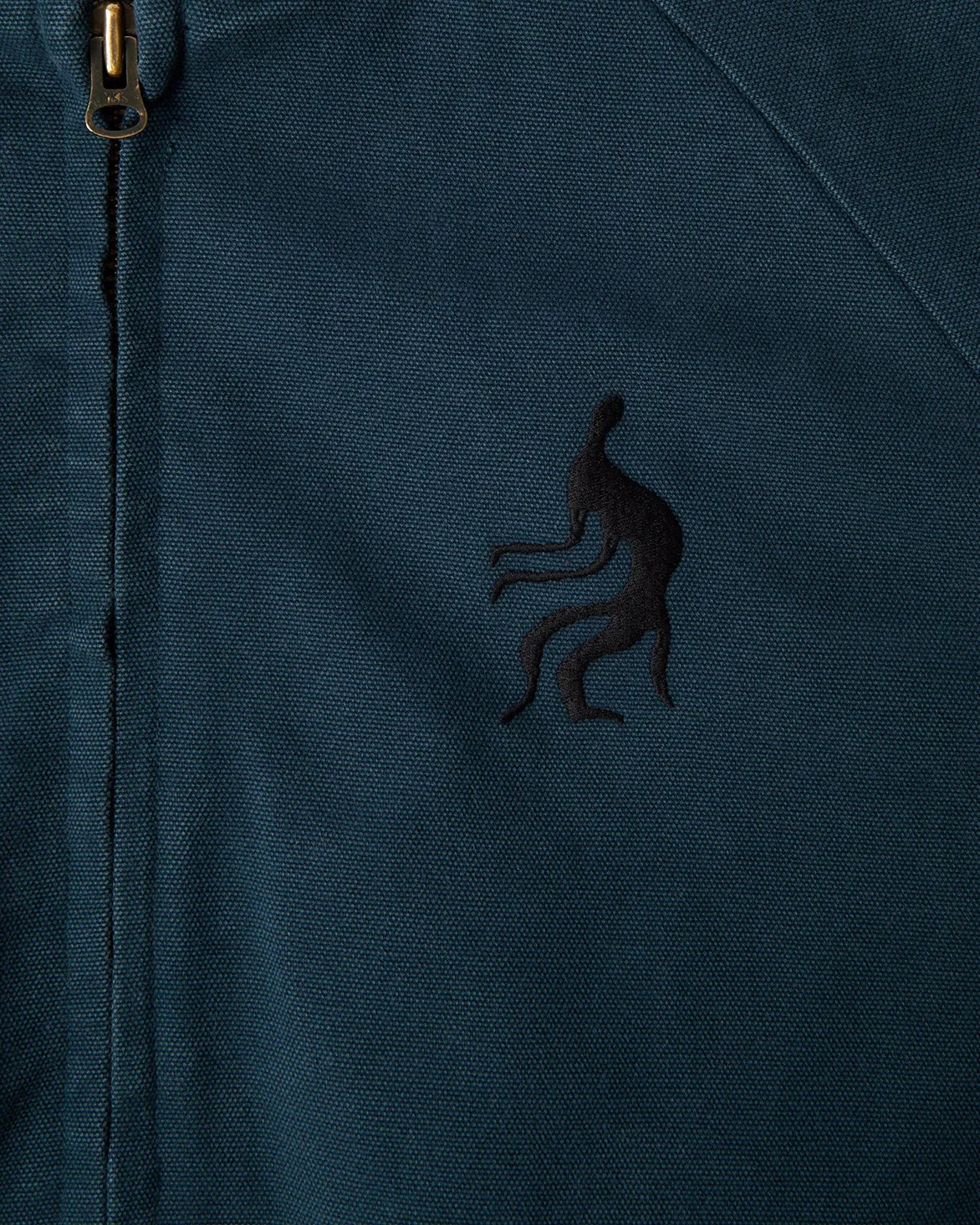 SKULL STALKER VARSITY JACKET - WASHED BLUE Prince Core Pearl Tone