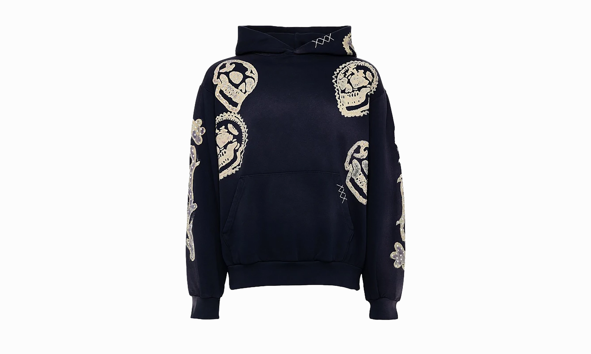 Skulled Hoodie "Black Plum"