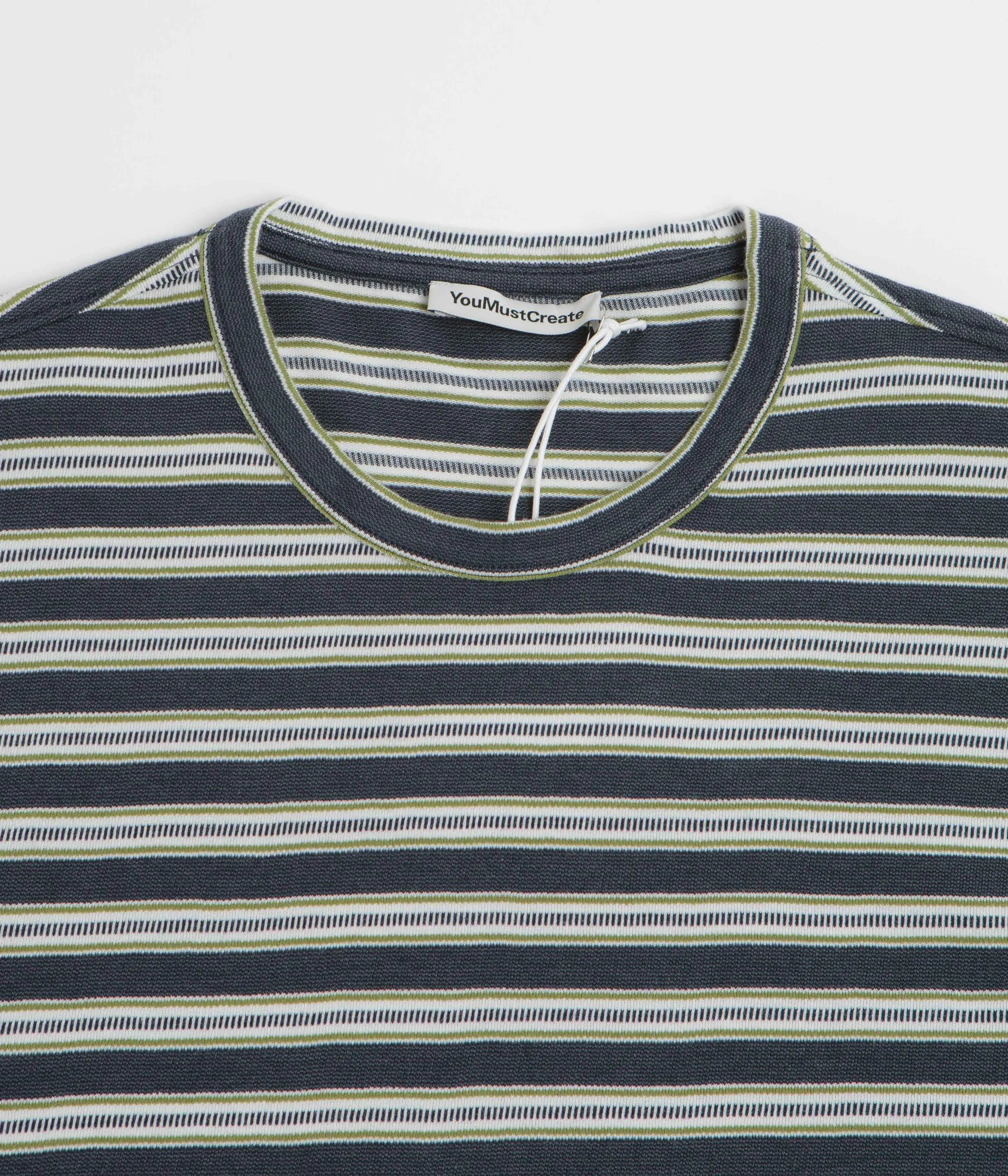 YMC Triple T-Shirt - Black / White / Multi Tailored Silhouette All-Purpose Wear