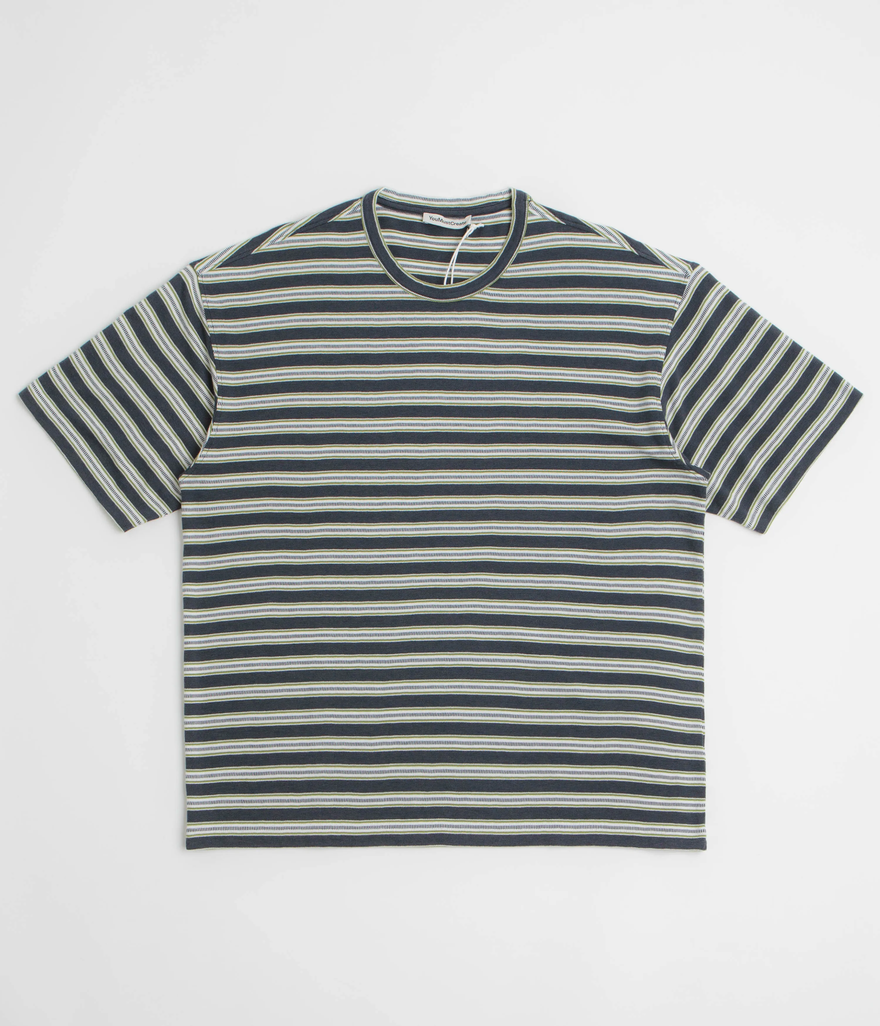 YMC Triple T-Shirt - Black / White / Multi Hooded Option