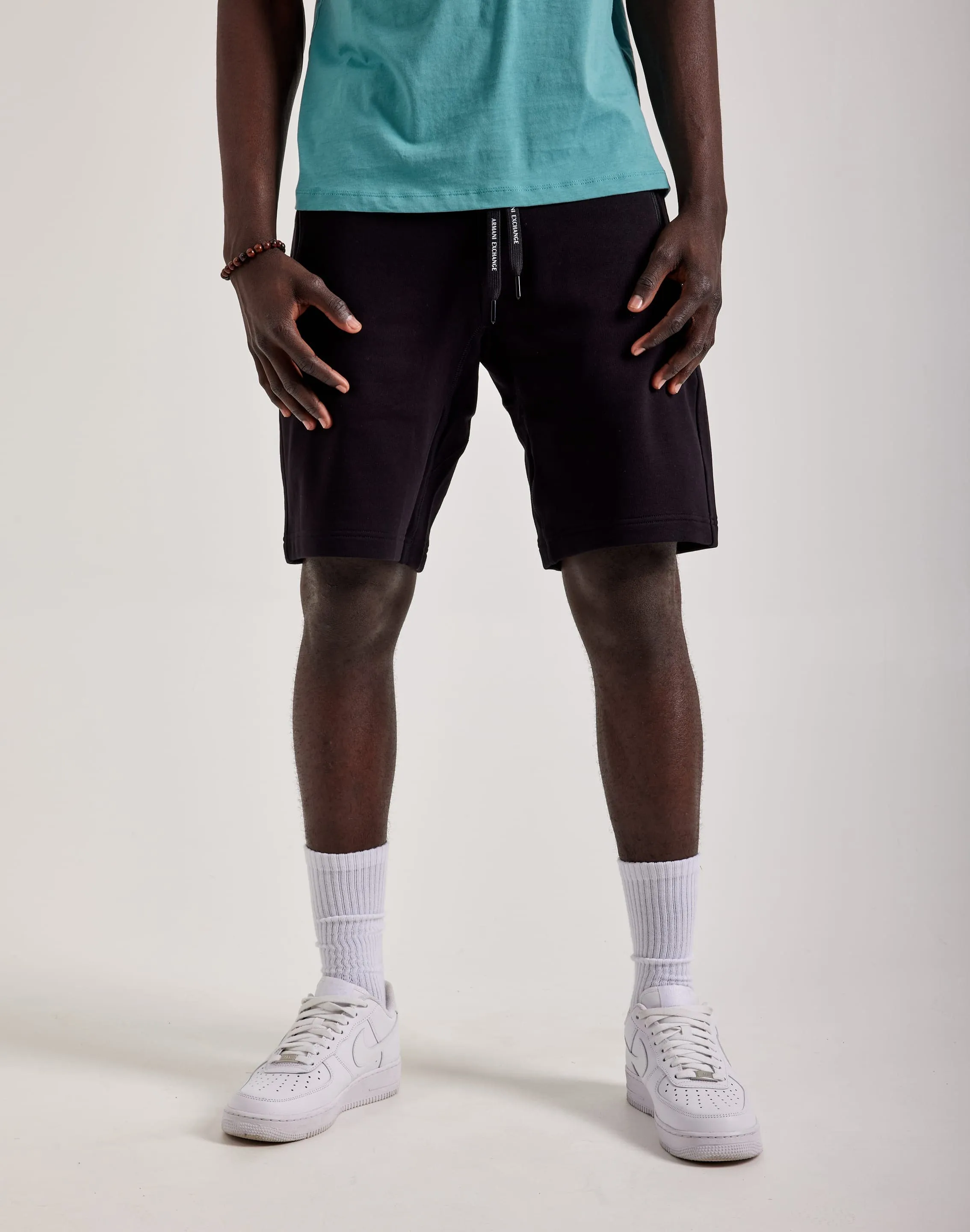 Armani Exchange Wordmark Logo Shorts Zen Glow