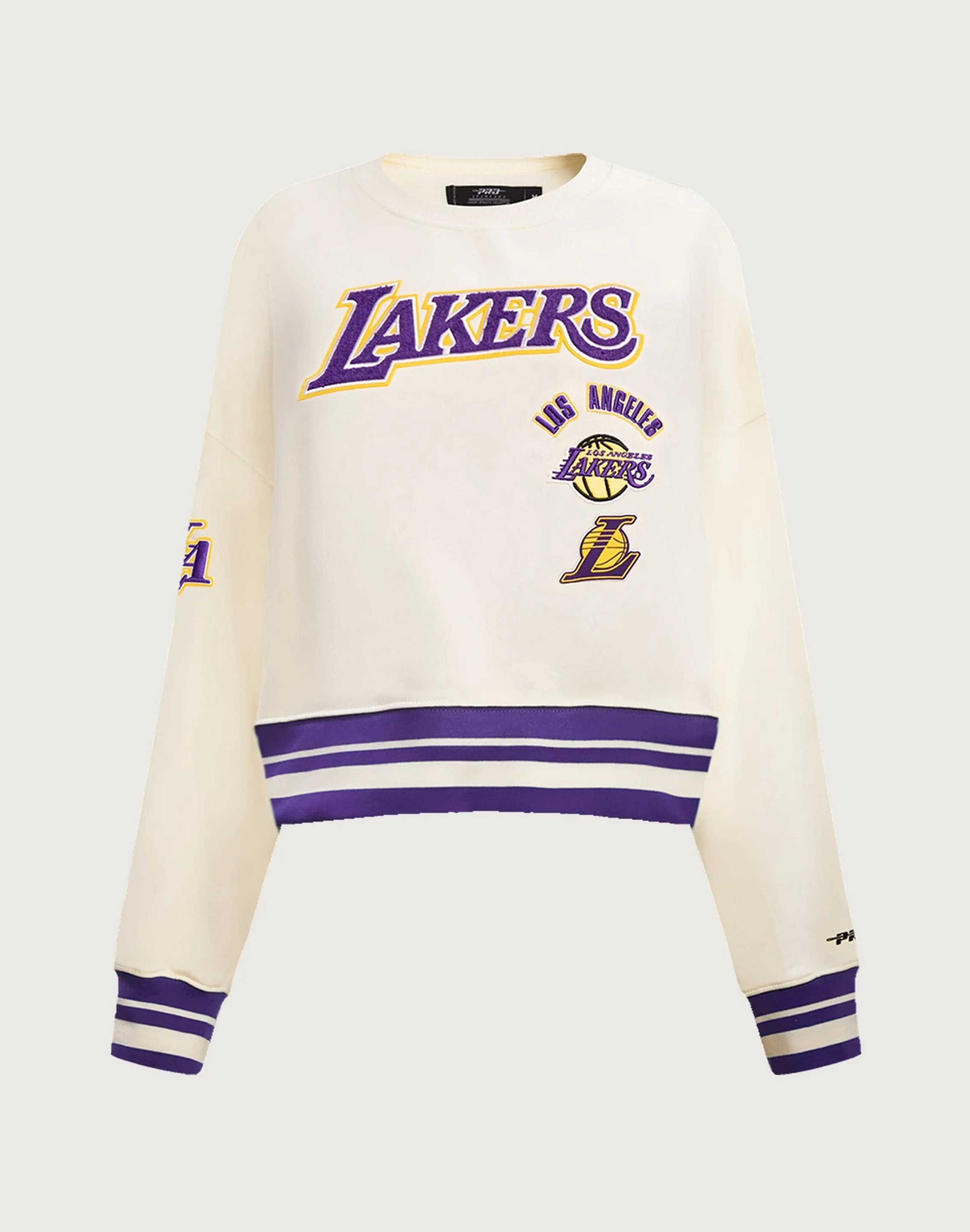 Pro Standard NBA Los Angeles Lakers Retro Classic Crewneck Cotton Glow