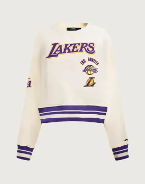 OdorResistant Pro Standard NBA Los Angeles Lakers Retro Classic Crewneck