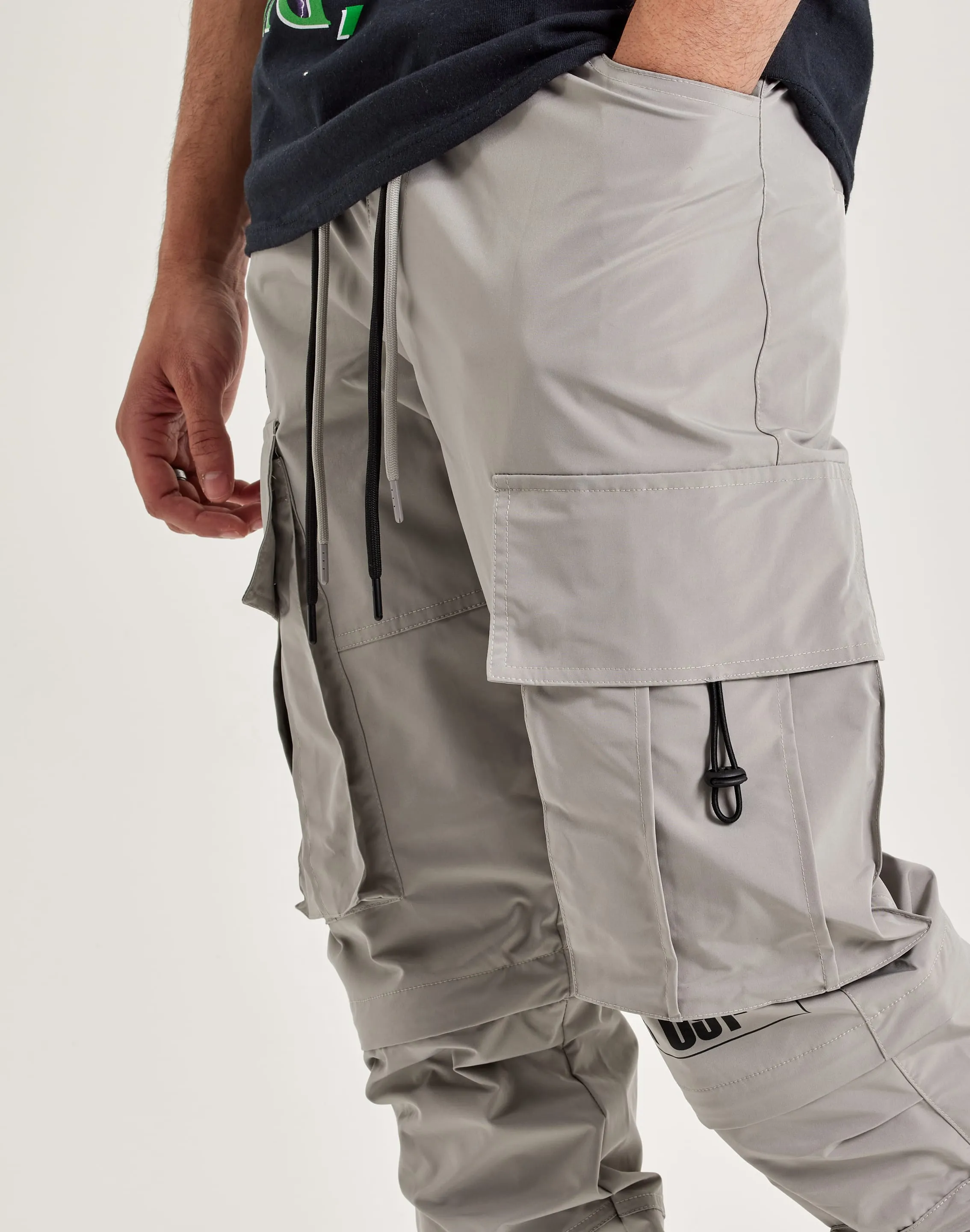 Surf Mood Smoke Rise Utility Nylon Cargo Pants