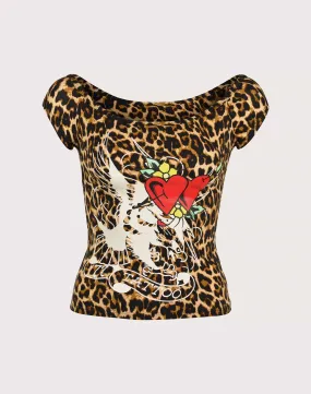 Ed Hardy Leo Heart Shirt StaticResistantLining Holiday Ease