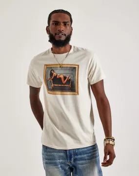 Popular Demand Framed Tee Sheer Fit GridTexture