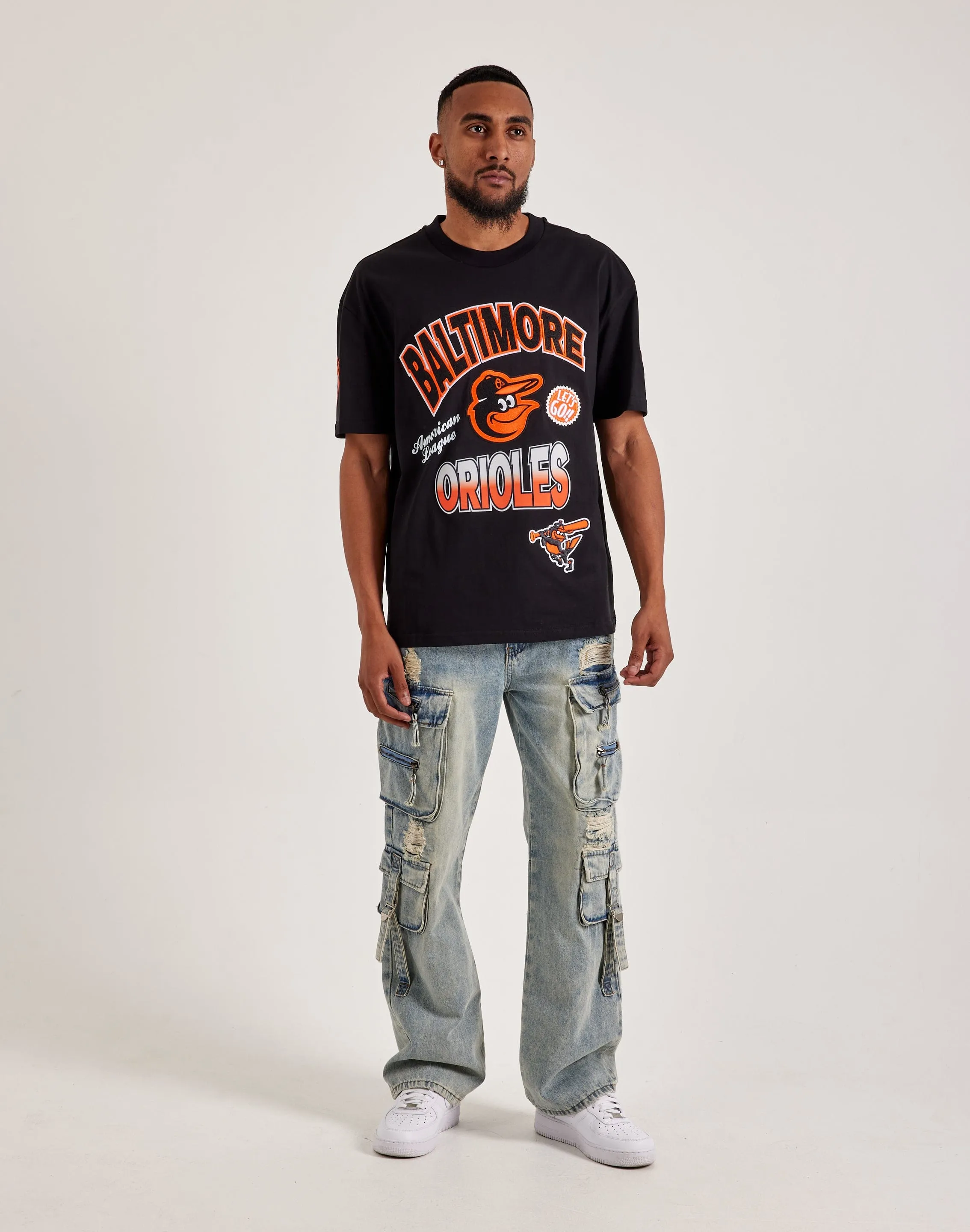 Stage Feel Adjustable Hem Pro Standard MLB Baltimore Orioles Tee
