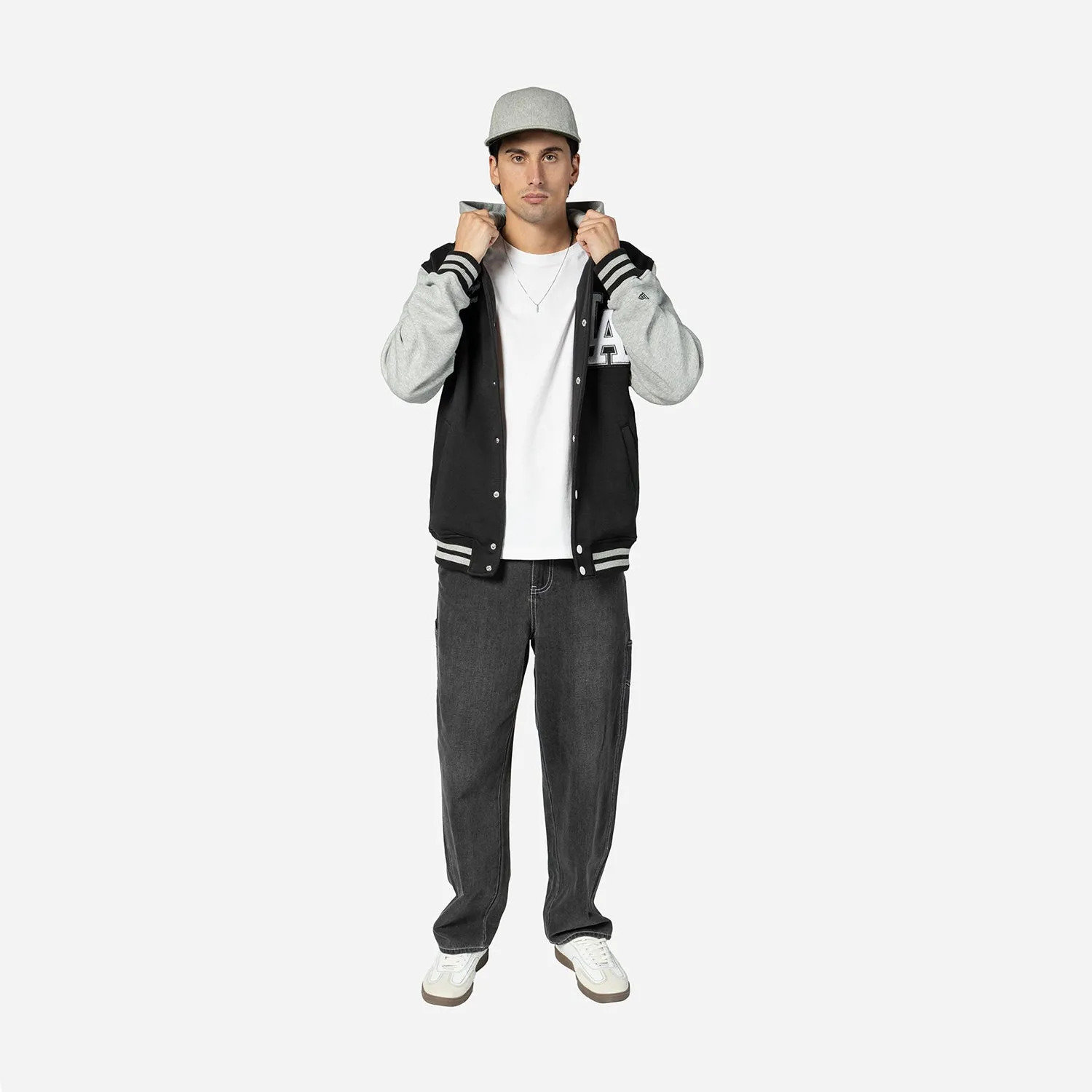 Adjustable Waistbands SoftTouchLining Dodgers Snap Front Fleece Jacket - Mens