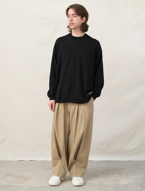 Cinch Sweater (Black) Recycled Polyester LaserCut Vents