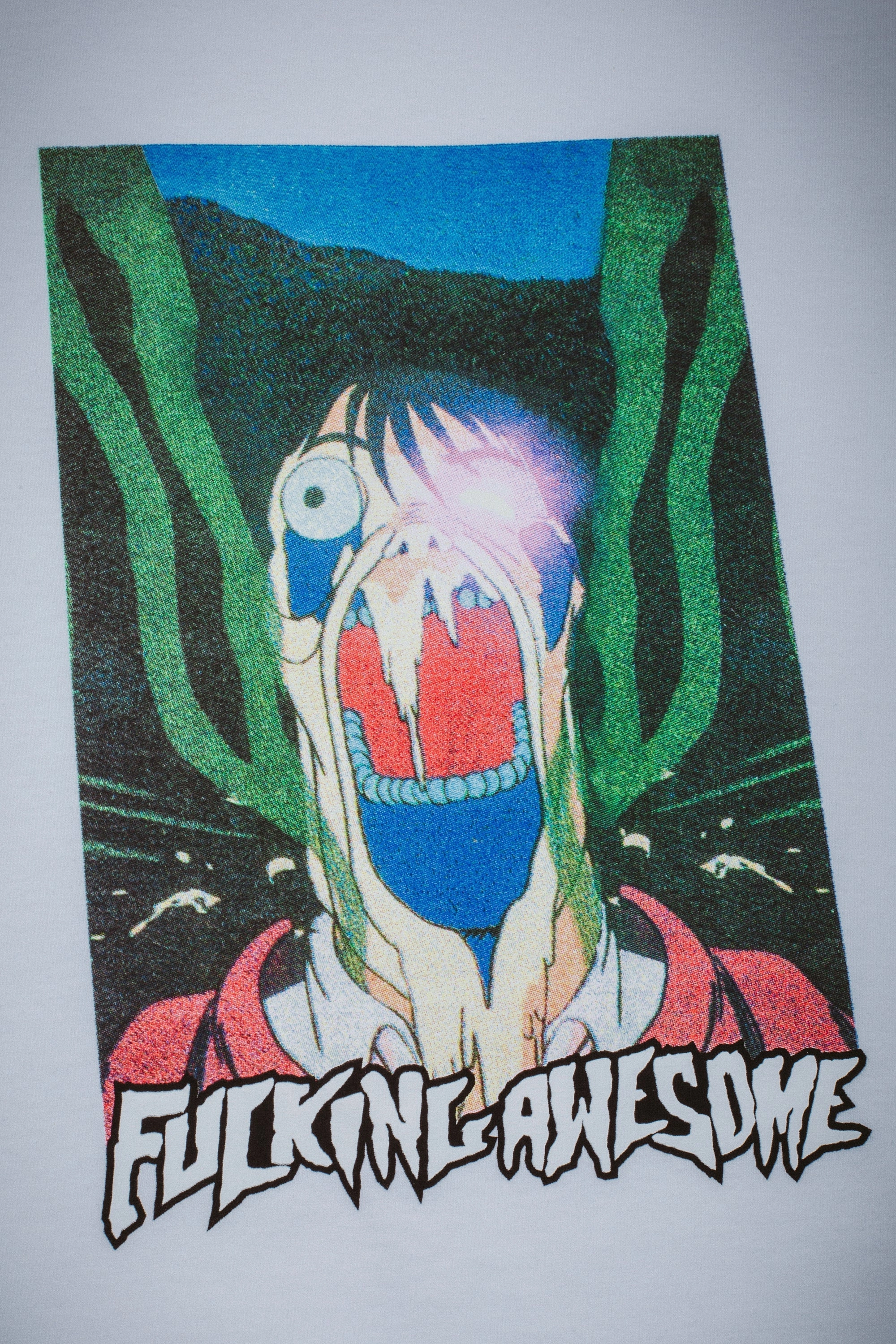Fucking Awesome Shinjuku T-Shirt Geometric Design Wrinkle Free Care