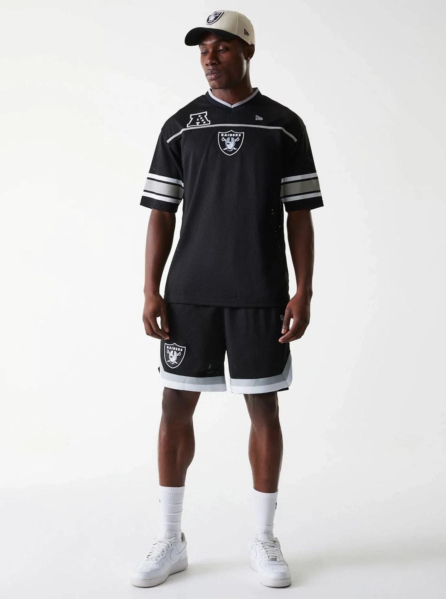 Tactile Feedback Loops Las Vegas Raiders Mesh Short