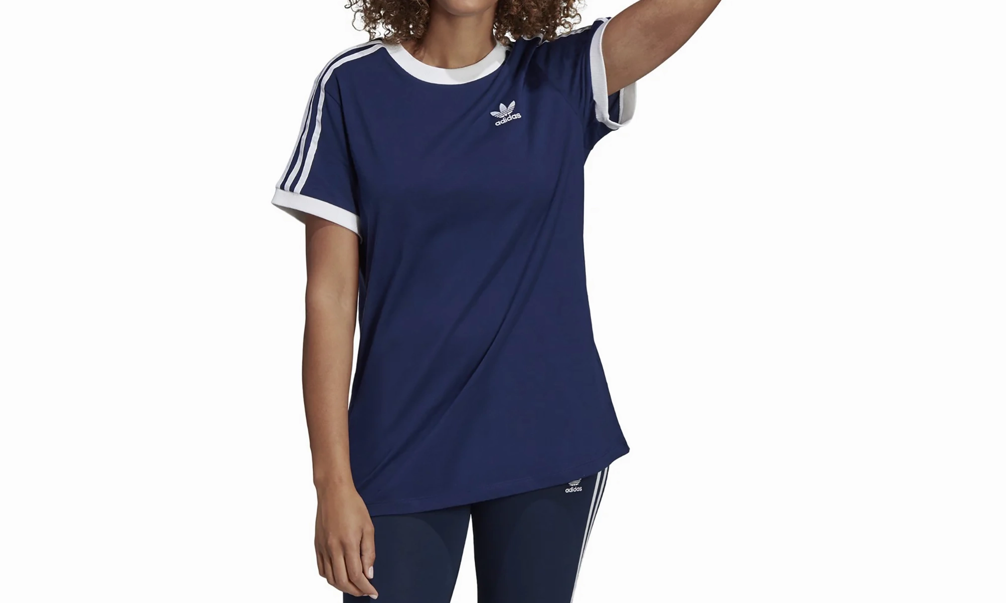 3 Stripes Tee "Dark Blue" Ocean Air