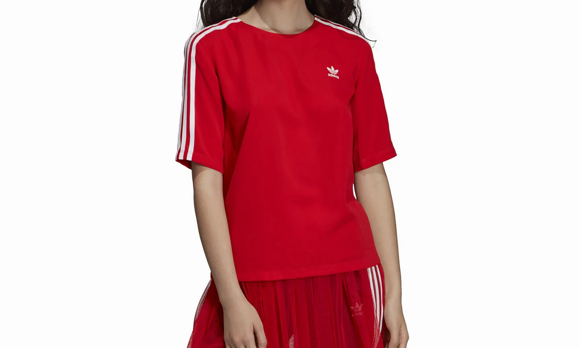 3-Stripes Tee "Red" Bold Step Gloss Glow