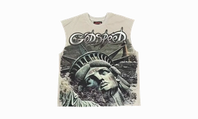 AntiClingFabric Glow Core Sunken Liberty 2 Sleeveless Tee "Slate Grey"