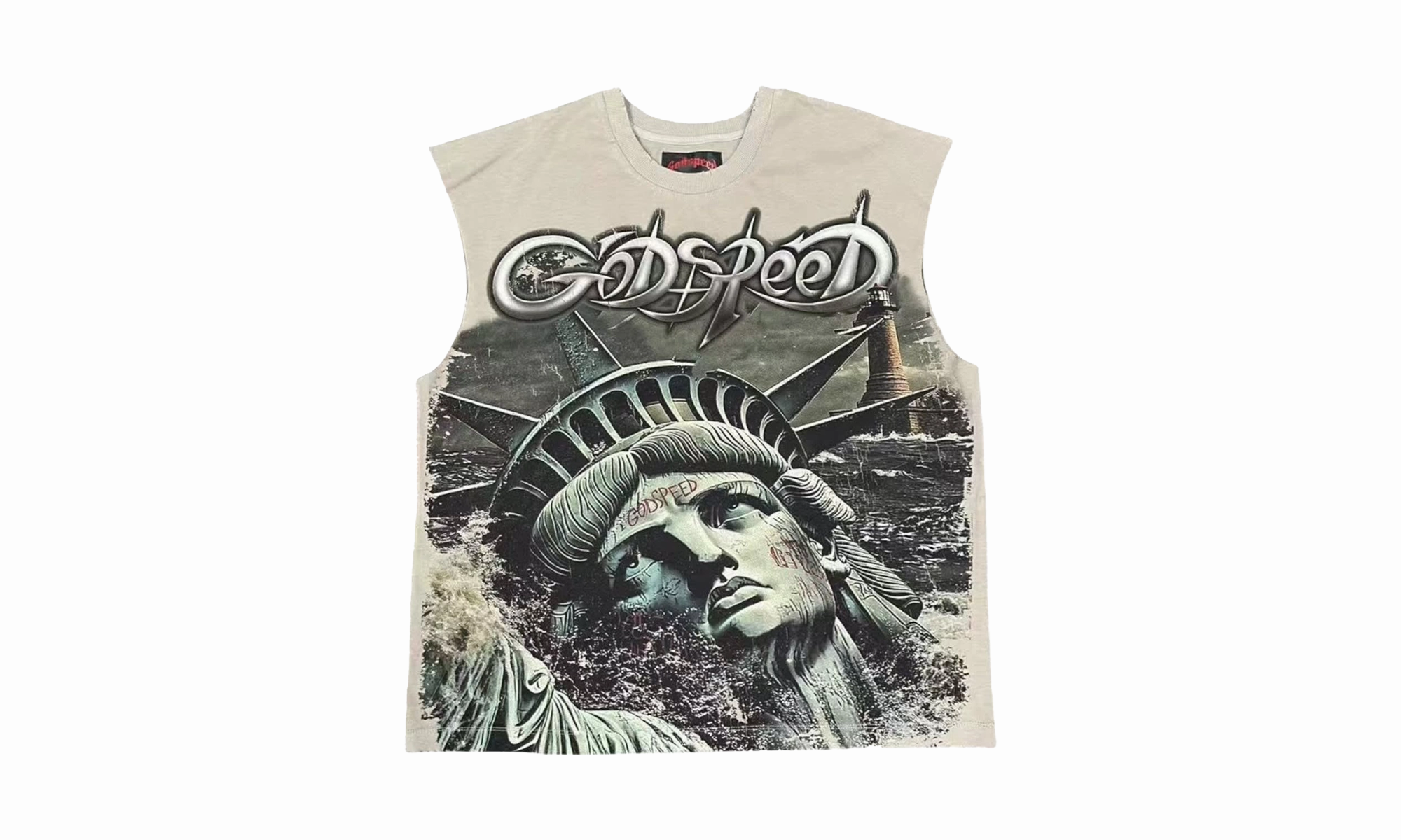 Sunken Liberty 2 Sleeveless Tee "Slate Grey" Flexible Joints