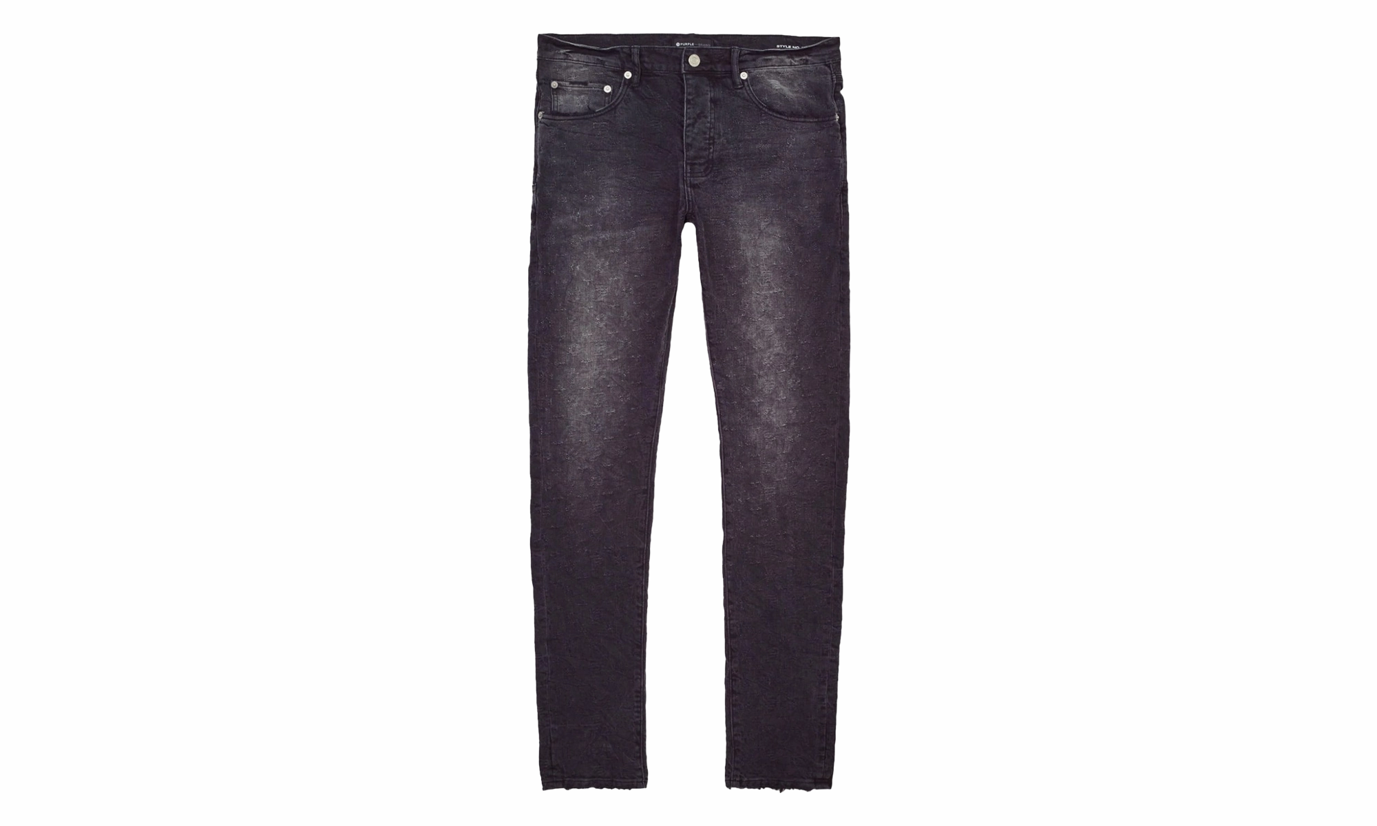Jacquard Monogram Jeans Quality Basic Fashion Daily