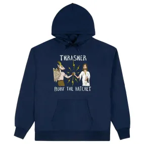 Travel Friendly Formal Occasion Thrasher - Toy Machine B.T.H. Hoodie Navy