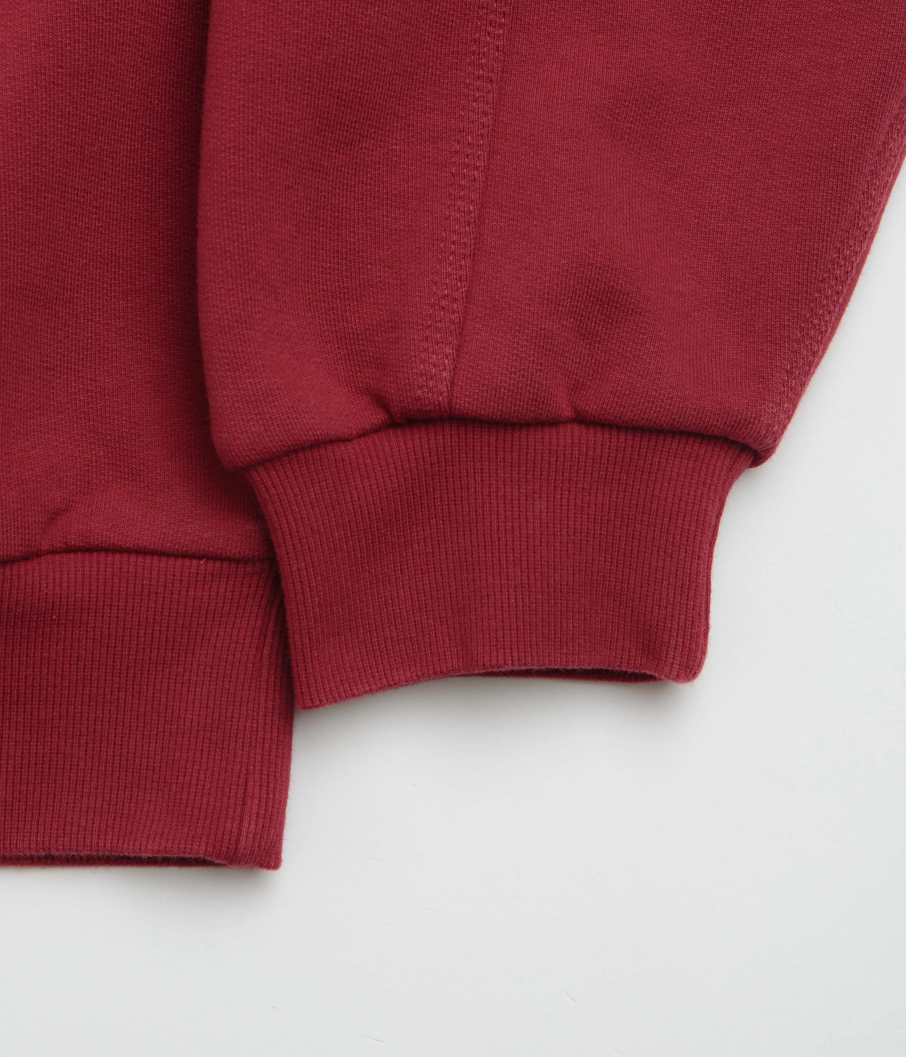 Carhartt Detroit Crewneck Sweatshirt - Scarlet Embroidered Detail