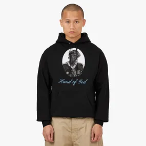 Eco-friendly Beach Cover Full Court Press Maradona Pullover Hoodie / Black