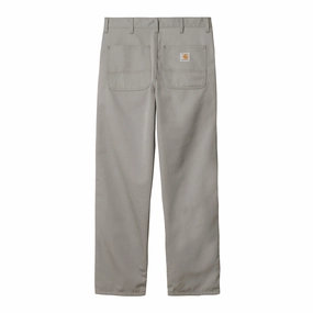 Carhartt WIP Simple Pant - Misty Grey rinsed Wrinkle resistant fabric Core Movement
