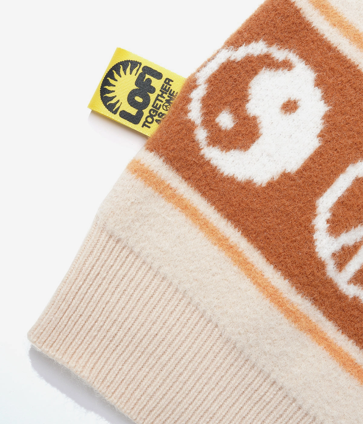 Lived In Lattice Pattern Lo-Fi Balance Mohair Knitted Sweater