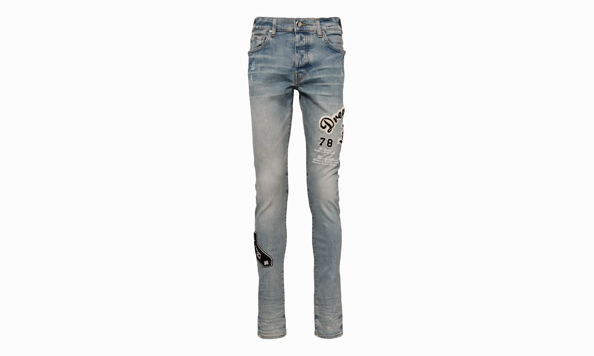Dream Team Skinny Jeans "Denim" Reinforced Belt Loops Clean Silhouette