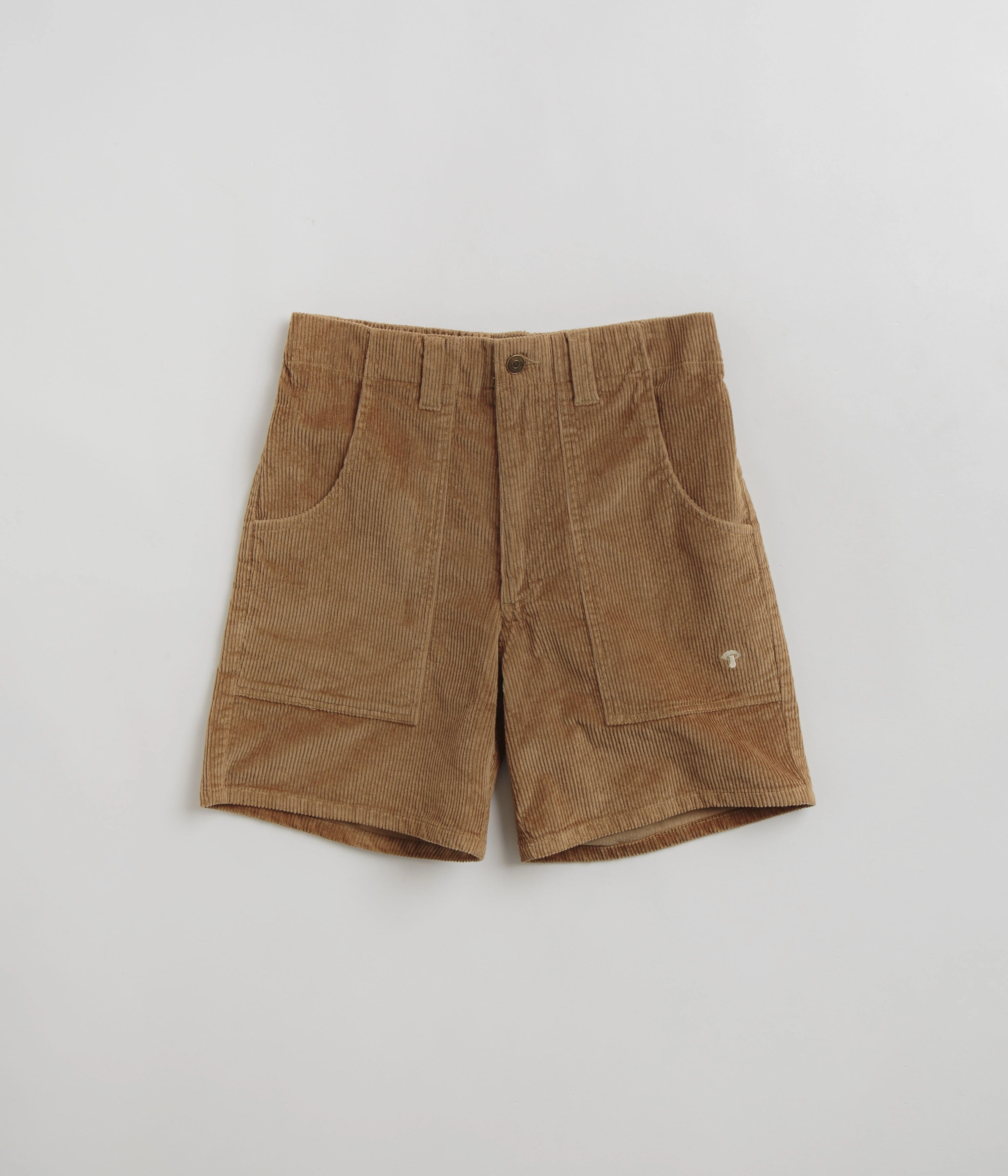 Sweat Wicking Fabric Mollusk Shroom Shorts - Almond