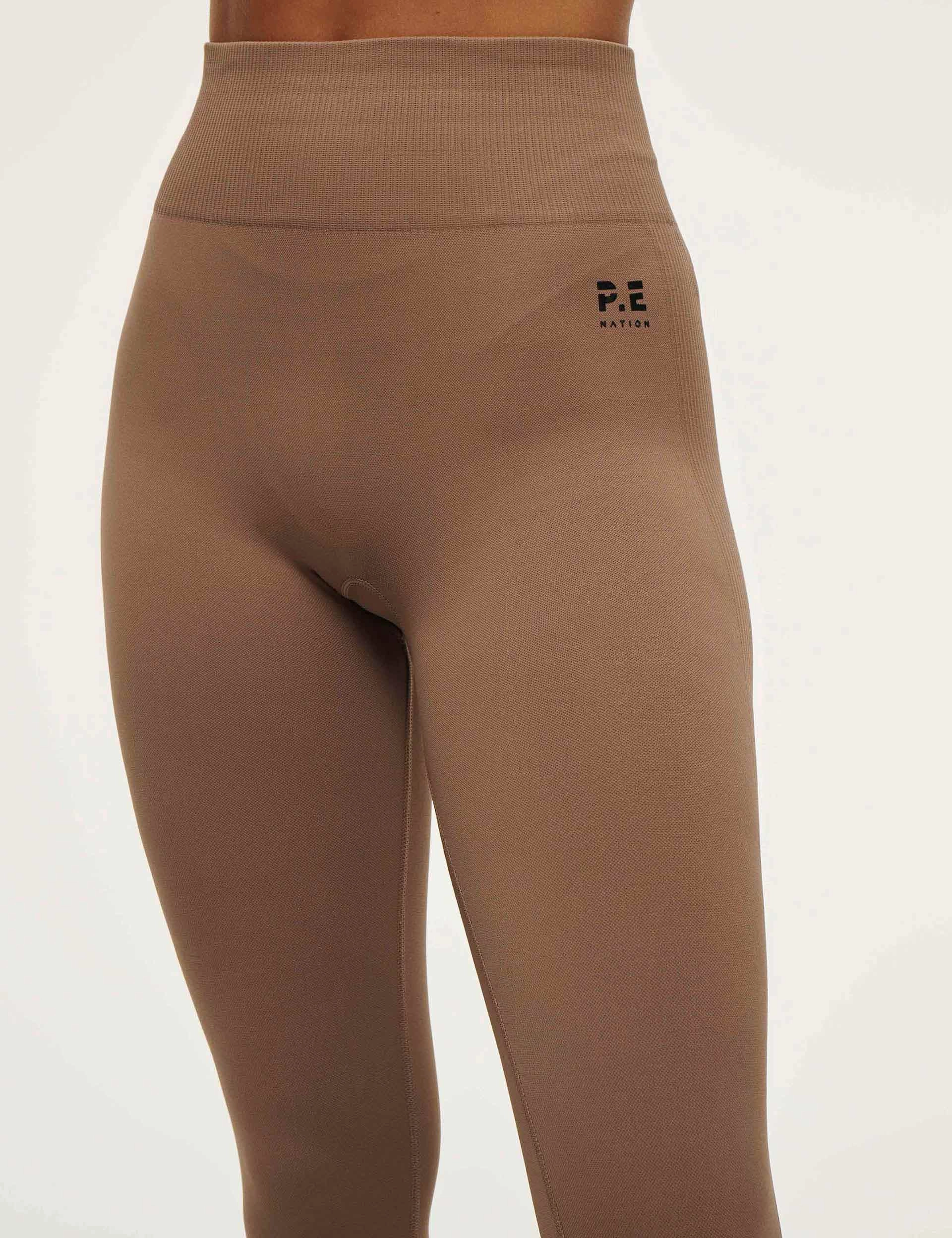Reinforced Knees Comfort Seeker Morning Stretch Restore Seamless Legging - Fossil