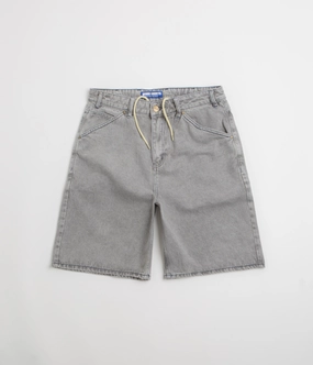 Butter Goods Encounter Denim Shorts - Washed Soft Grey Day Out