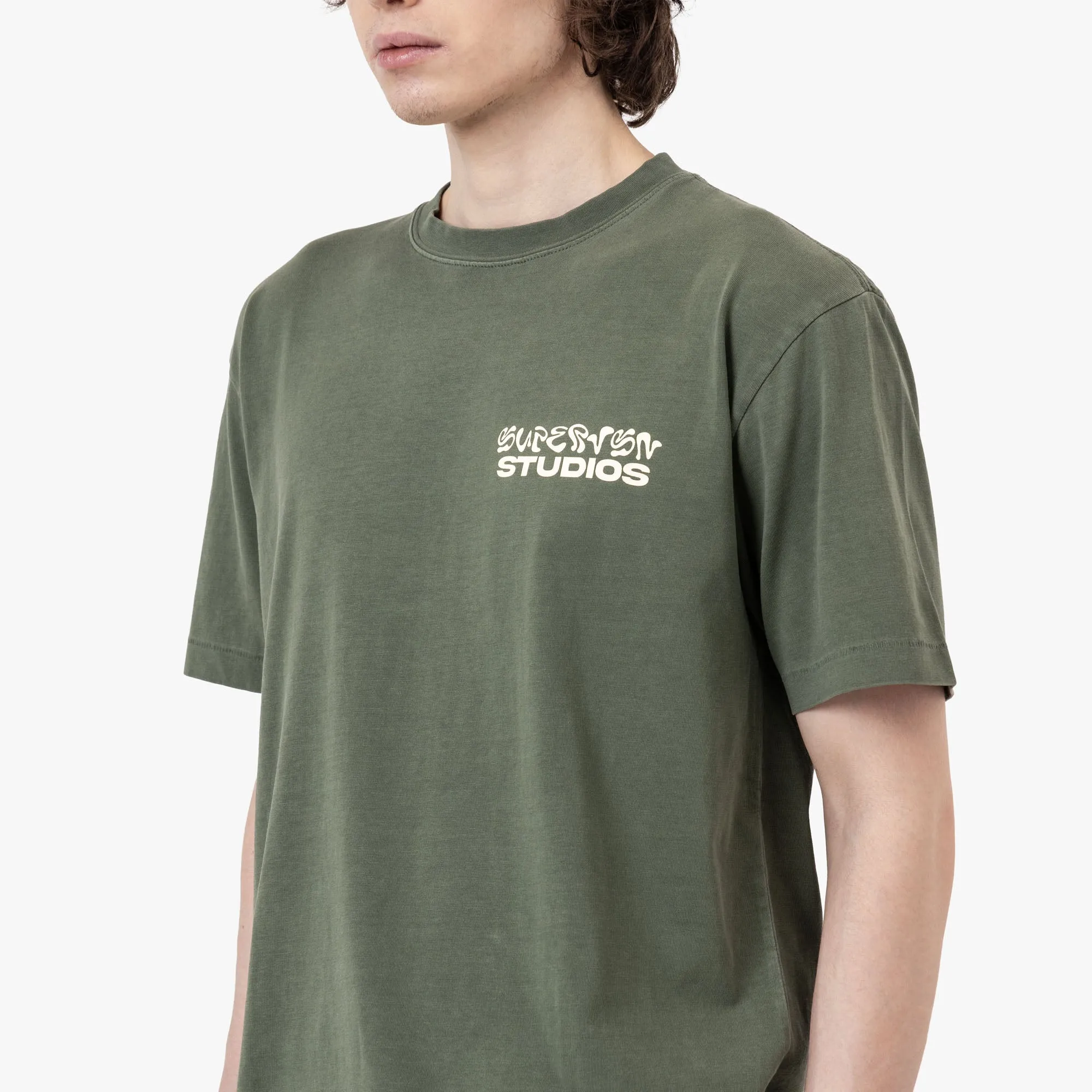 Supervsn Palm T-Shirt / Moss professional Seminar