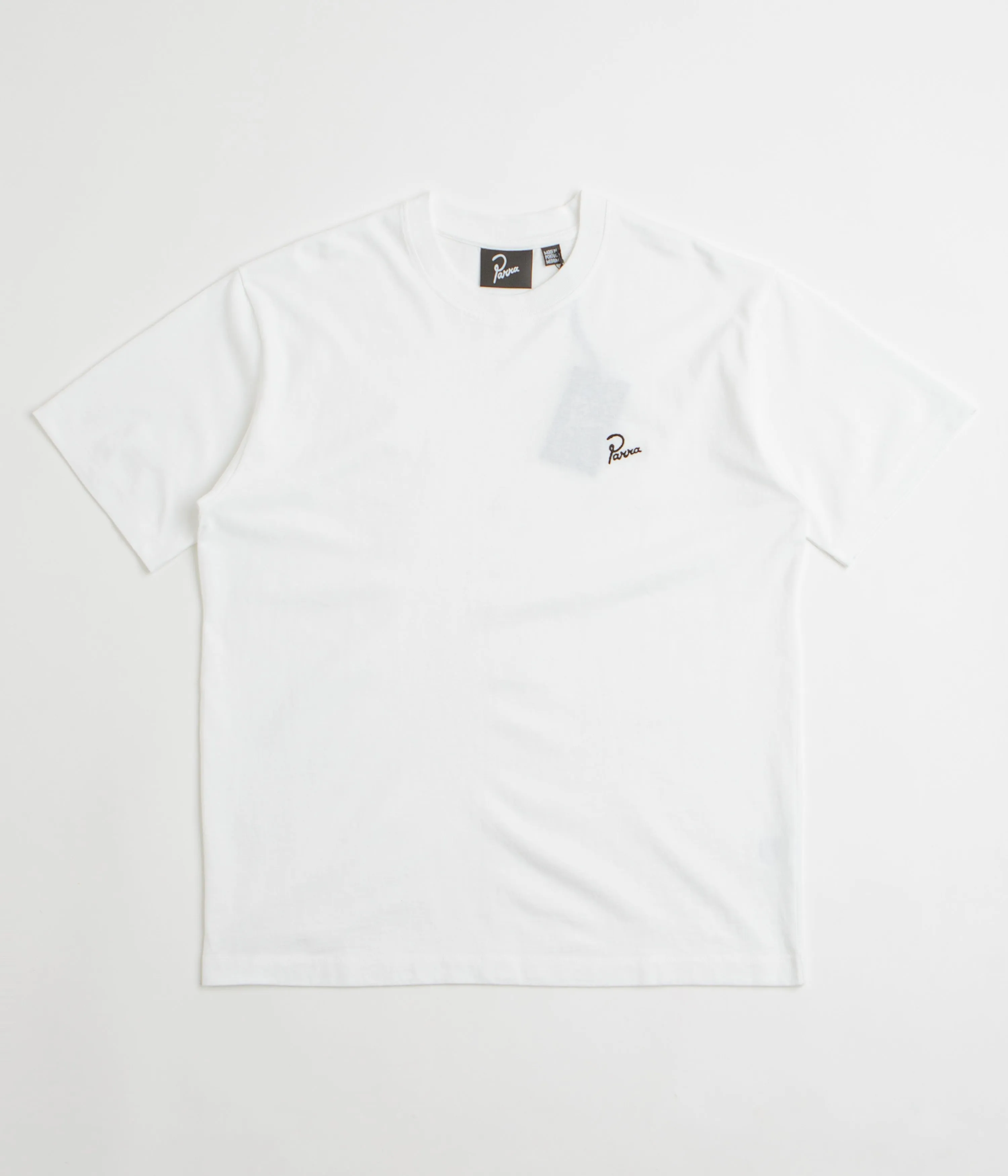 Mid-waisted Pin by Parra Signature T-Shirt - White