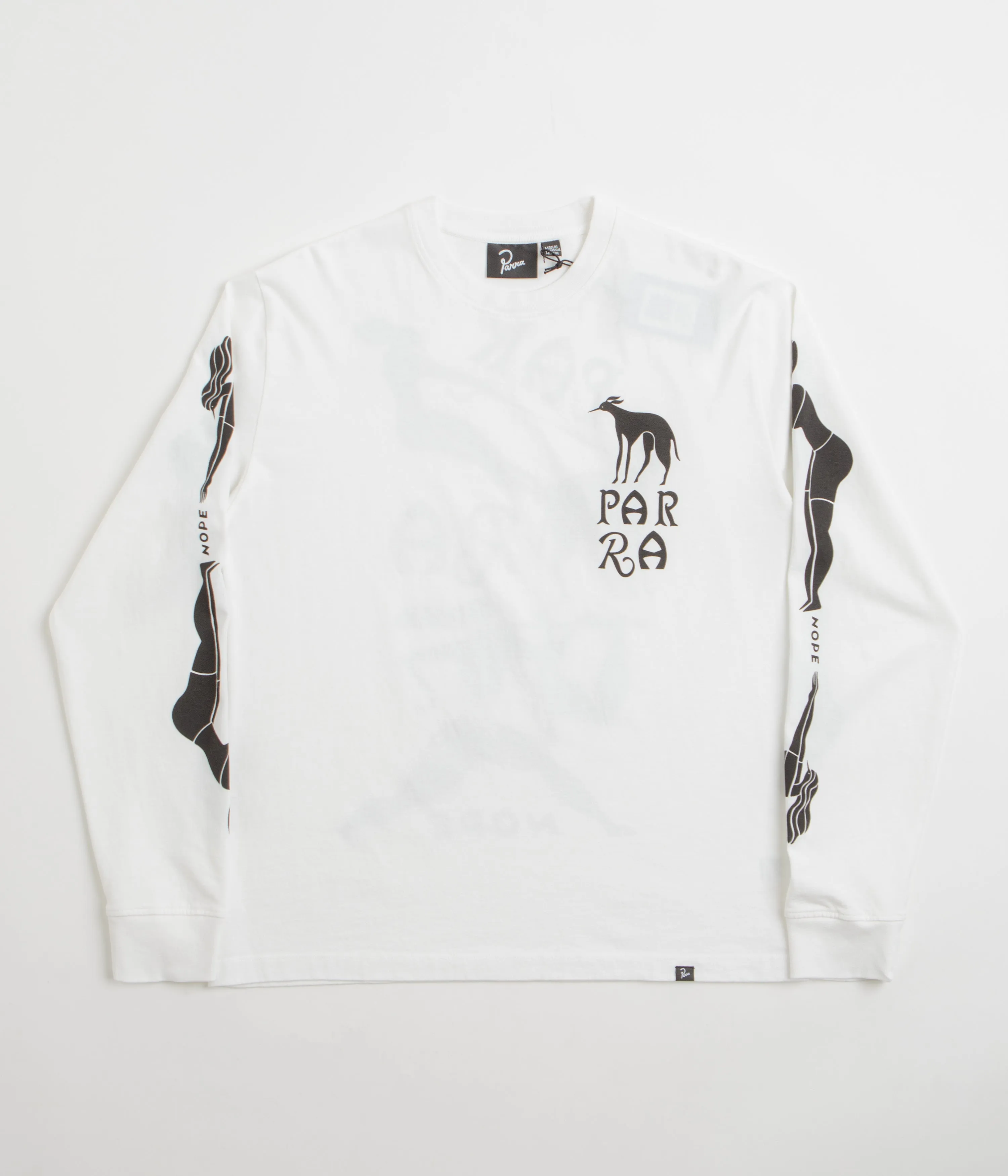 zoo venue Multi Directional Stretch by Parra Dog Training Long Sleeve T-Shirt - White