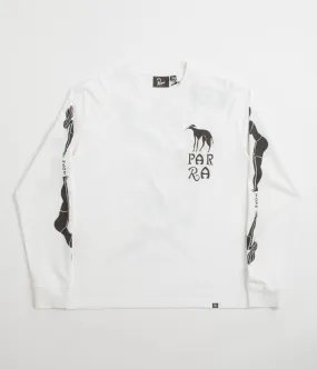 zoo venue Multi Directional Stretch by Parra Dog Training Long Sleeve T-Shirt - White