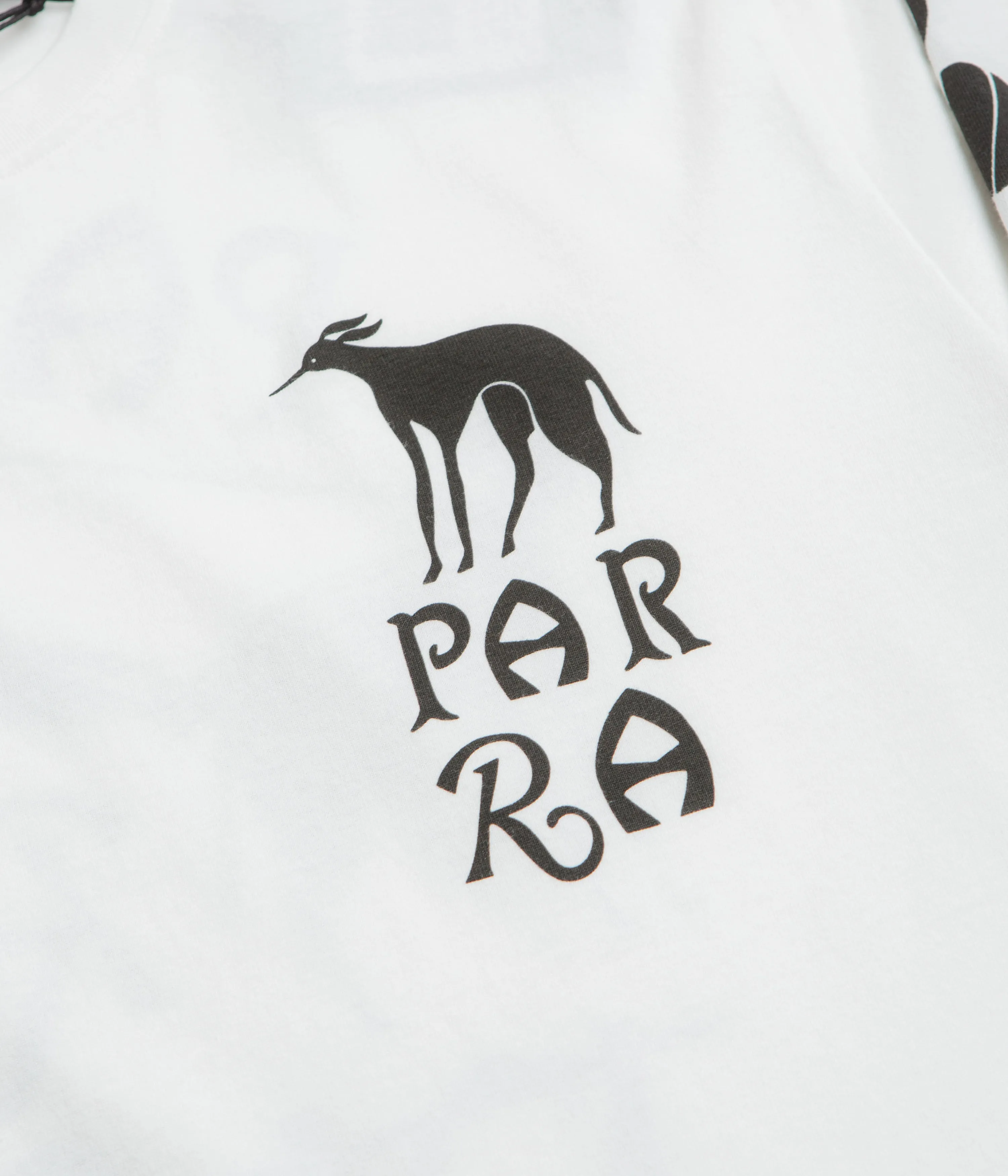 by Parra Dog Training Long Sleeve T-Shirt - White Workshop Size extra large