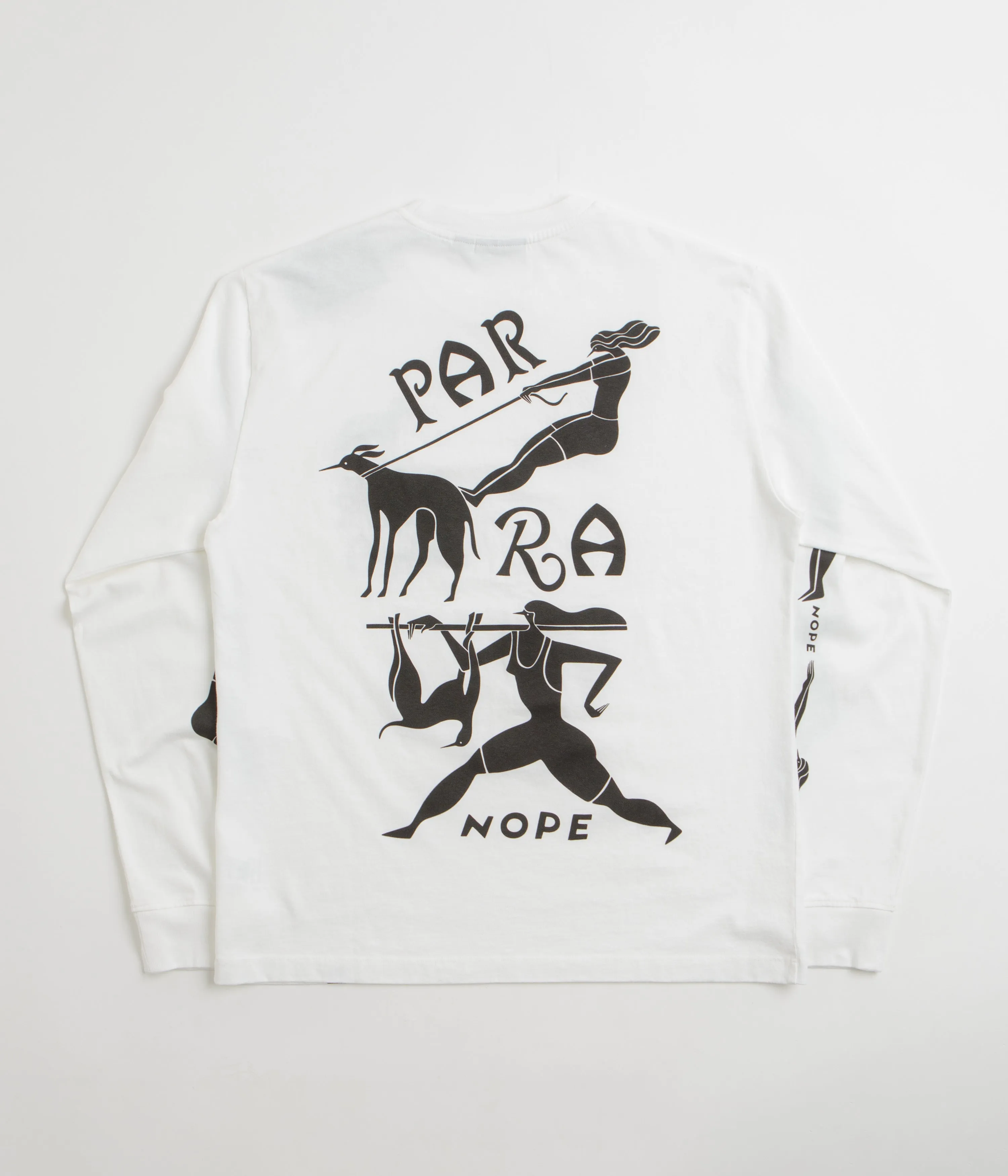 solo event by Parra Dog Training Long Sleeve T-Shirt - White