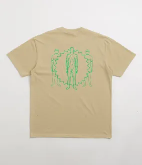 high-low hem City Life Polar Anyone Out There T-Shirt - Sand